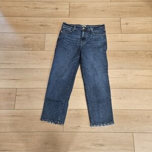 Kensie Straight-Leg Jeans - Dark Blue Denim